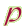 P